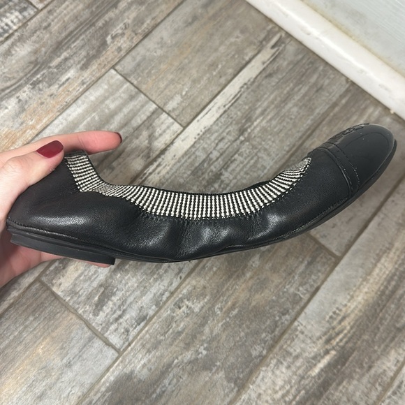 Tory Burch Black Gabby Slip-on Ballet Flats Size 8 - Picture 5 of 6